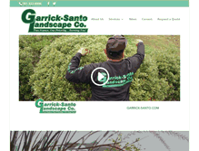 Tablet Screenshot of garrick-santo.com